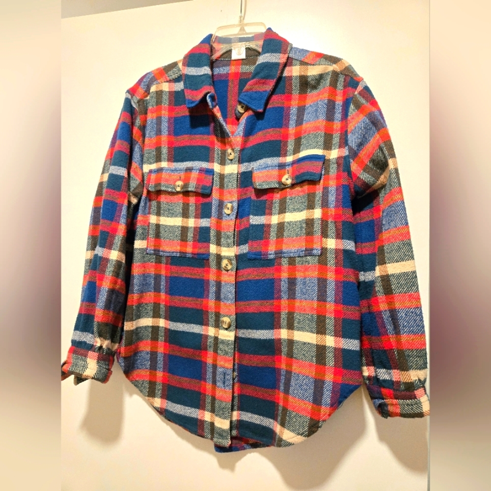Melrose And Market Plaid Shacket